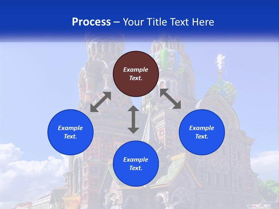 A Picture Of A Church With A Blue Sky In The Background PowerPoint Template
