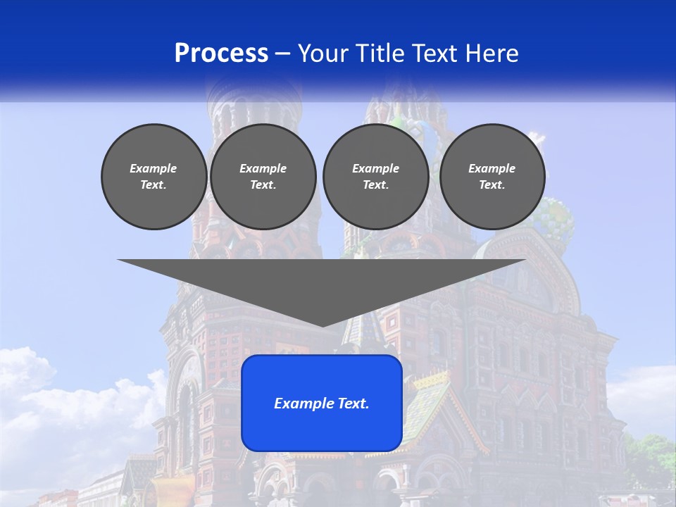 A Picture Of A Church With A Blue Sky In The Background PowerPoint Template