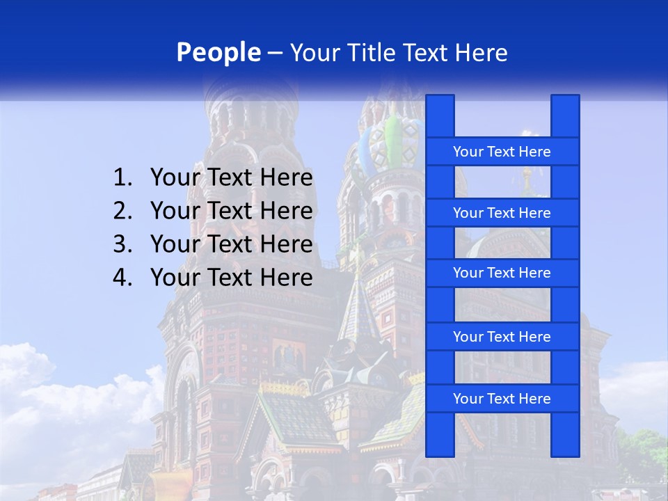 A Picture Of A Church With A Blue Sky In The Background PowerPoint Template