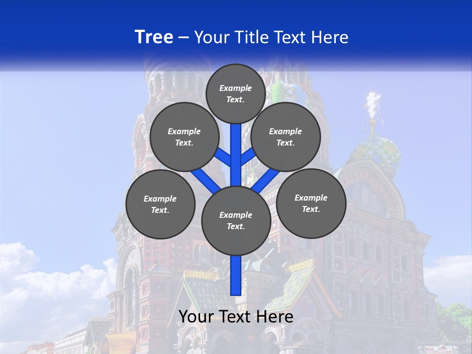 A Picture Of A Church With A Blue Sky In The Background PowerPoint Template
