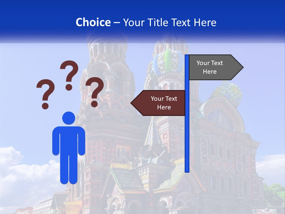 A Picture Of A Church With A Blue Sky In The Background PowerPoint Template