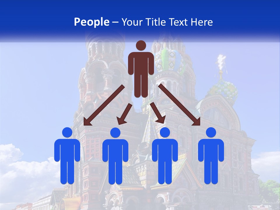 A Picture Of A Church With A Blue Sky In The Background PowerPoint Template