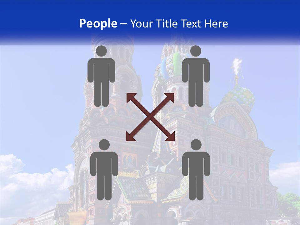 A Picture Of A Church With A Blue Sky In The Background PowerPoint Template