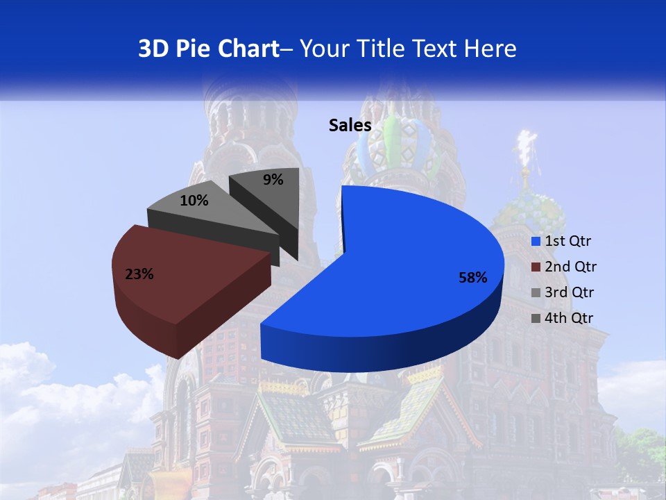 A Picture Of A Church With A Blue Sky In The Background PowerPoint Template