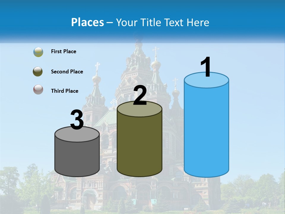A Church With A Blue Sky In The Background PowerPoint Template
