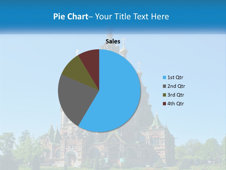 A Church With A Blue Sky In The Background PowerPoint Template