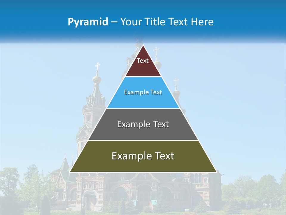 A Church With A Blue Sky In The Background PowerPoint Template