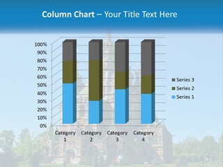 A Church With A Blue Sky In The Background PowerPoint Template