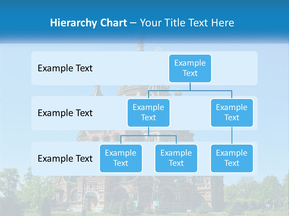 A Church With A Blue Sky In The Background PowerPoint Template