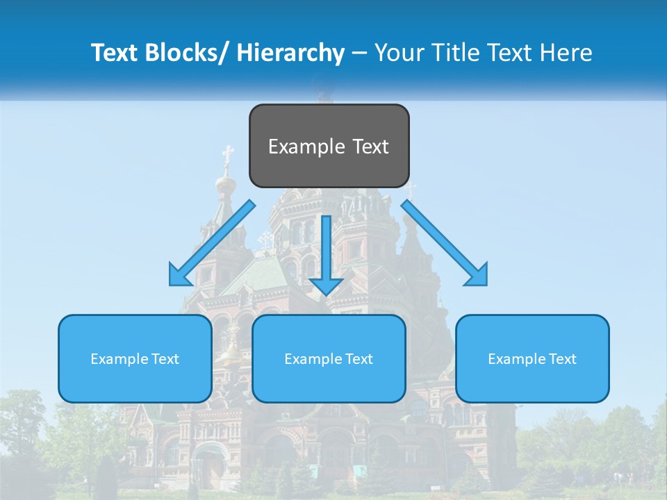 A Church With A Blue Sky In The Background PowerPoint Template