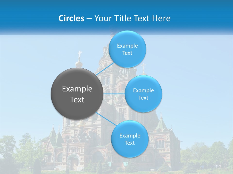 A Church With A Blue Sky In The Background PowerPoint Template