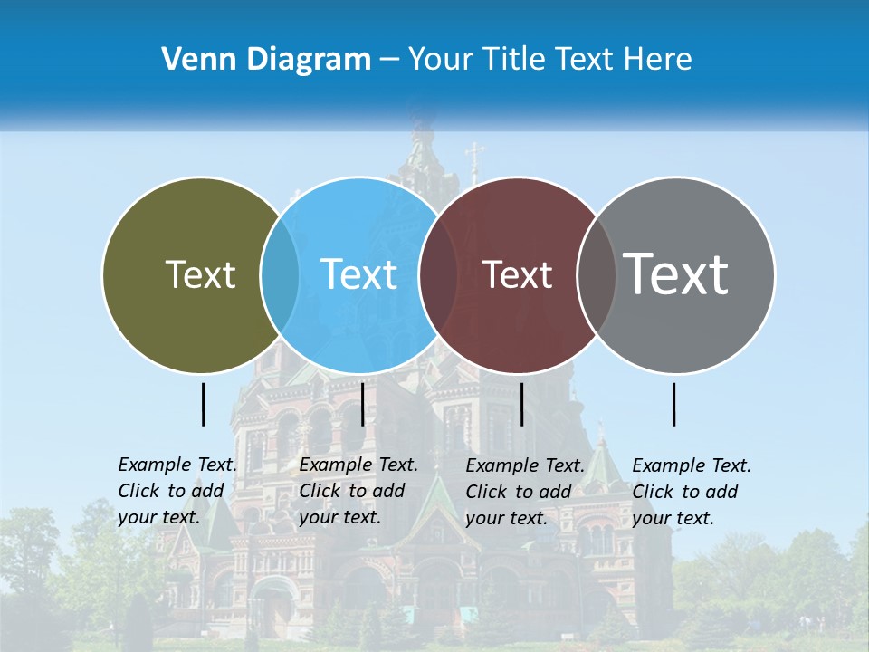 A Church With A Blue Sky In The Background PowerPoint Template