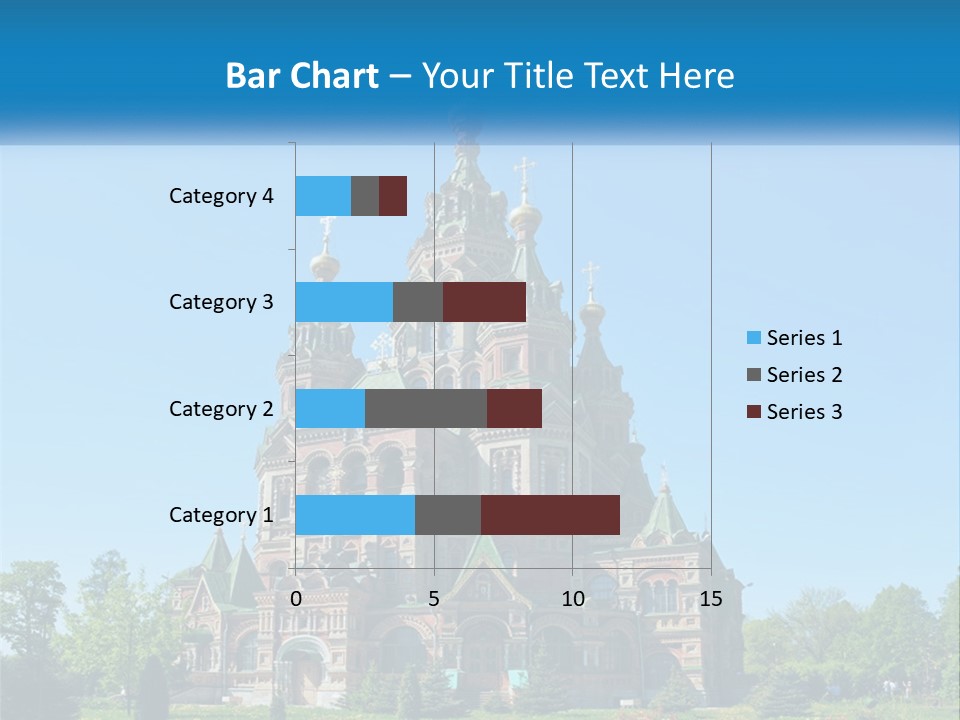 A Church With A Blue Sky In The Background PowerPoint Template