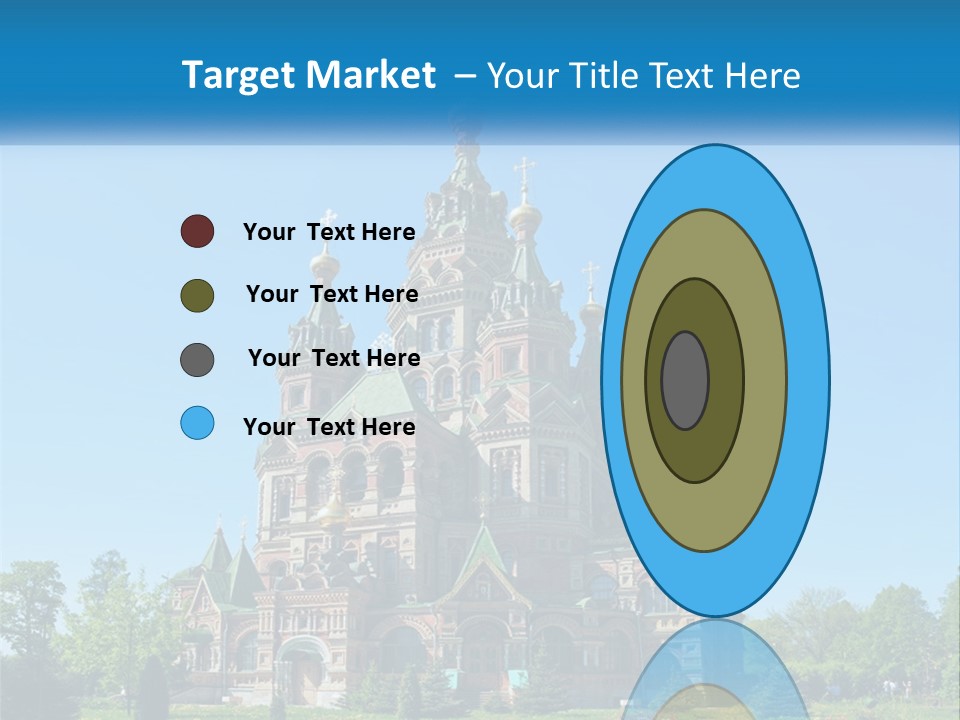 A Church With A Blue Sky In The Background PowerPoint Template