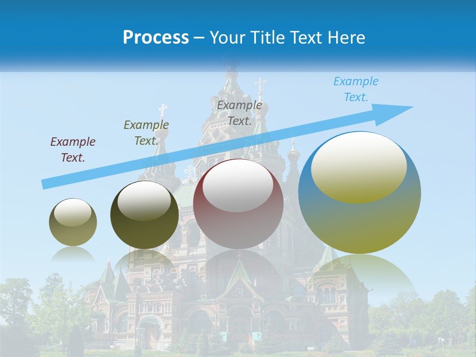 A Church With A Blue Sky In The Background PowerPoint Template