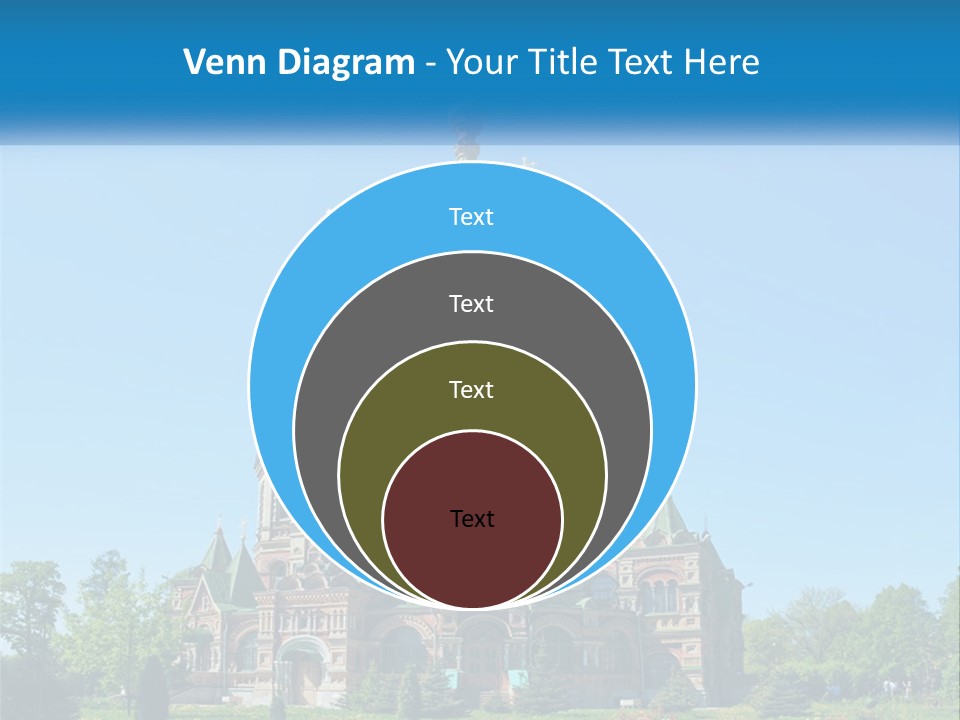 A Church With A Blue Sky In The Background PowerPoint Template