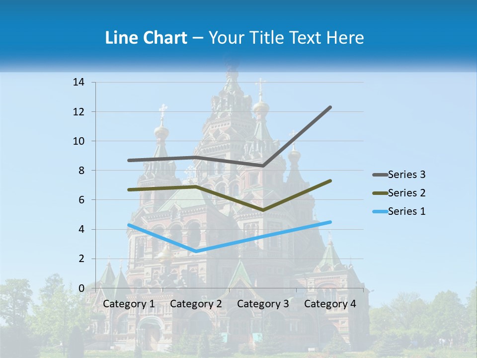 A Church With A Blue Sky In The Background PowerPoint Template