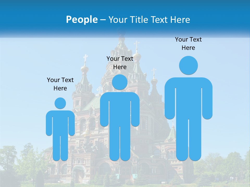 A Church With A Blue Sky In The Background PowerPoint Template