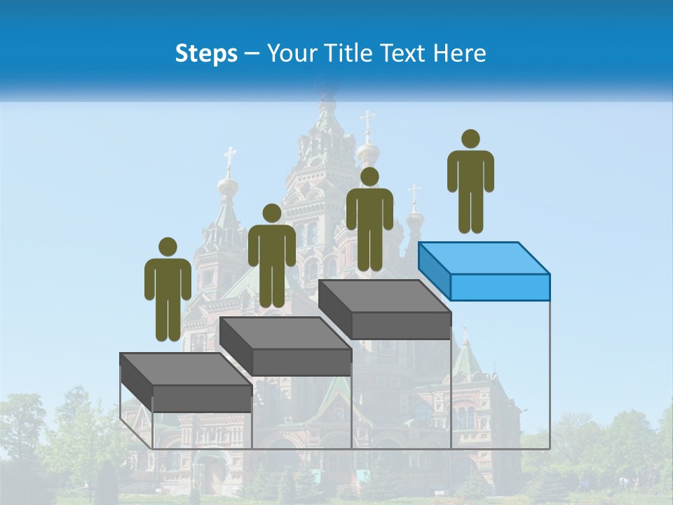 A Church With A Blue Sky In The Background PowerPoint Template