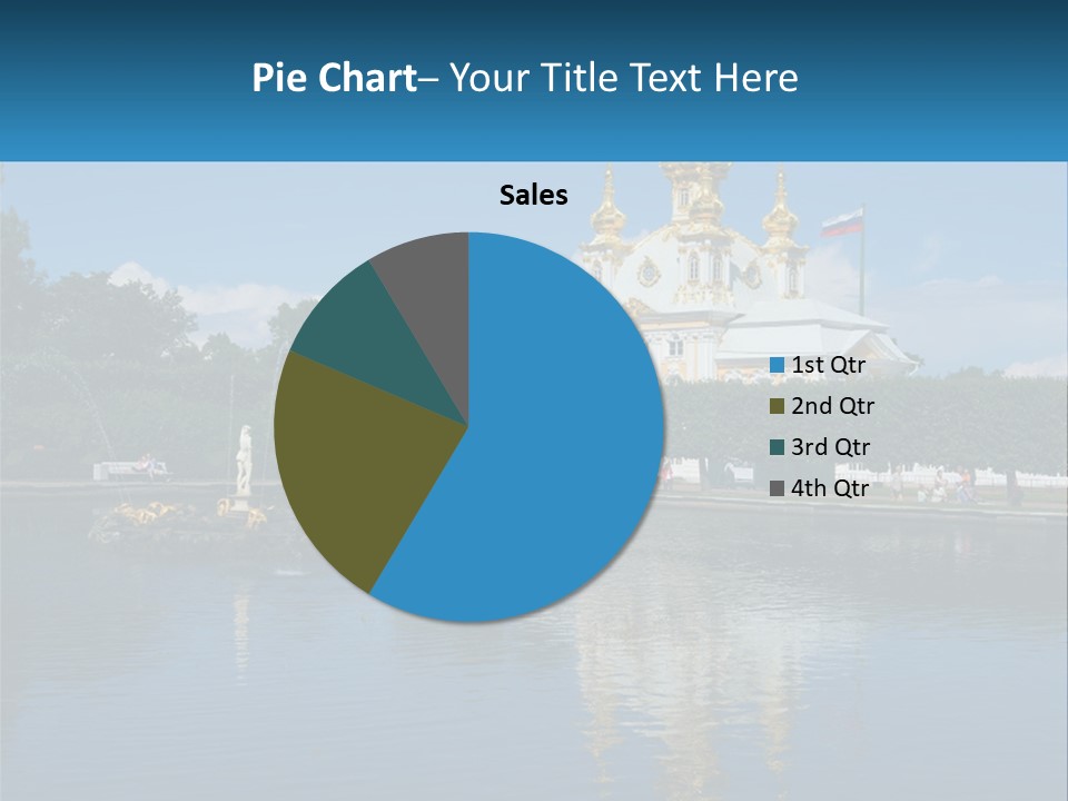 A Large Building With A Fountain In Front Of It PowerPoint Template