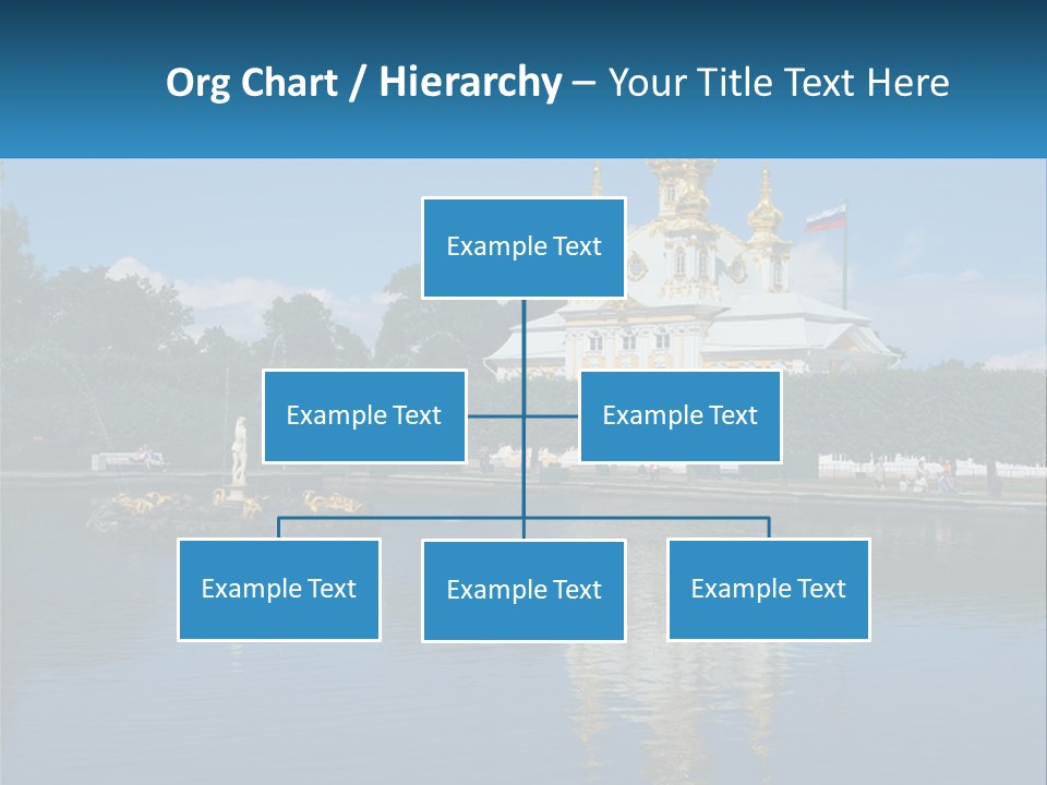 A Large Building With A Fountain In Front Of It PowerPoint Template
