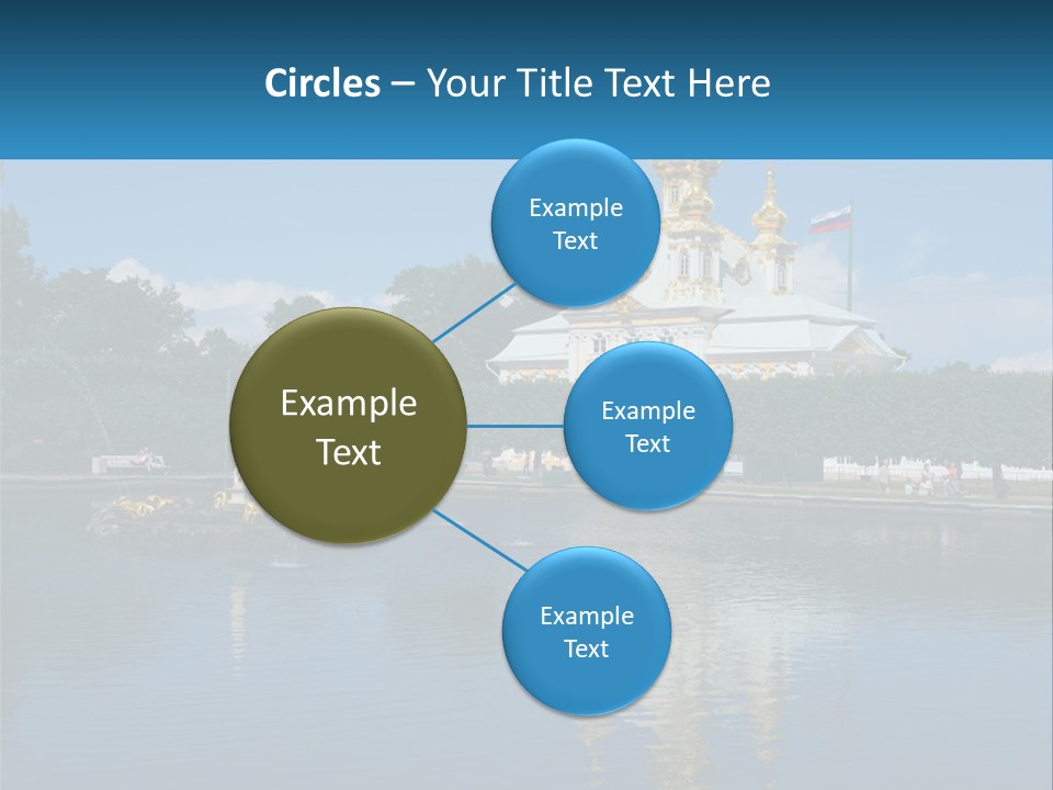 A Large Building With A Fountain In Front Of It PowerPoint Template