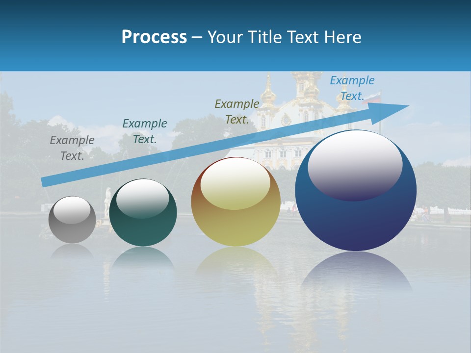 A Large Building With A Fountain In Front Of It PowerPoint Template