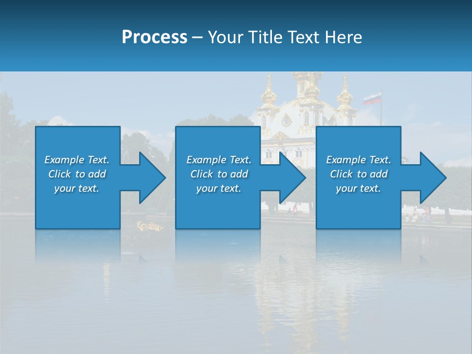 A Large Building With A Fountain In Front Of It PowerPoint Template