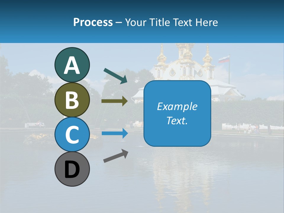 A Large Building With A Fountain In Front Of It PowerPoint Template