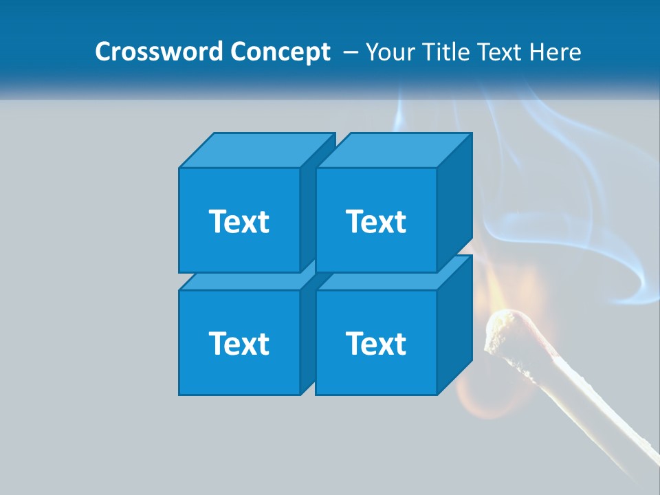A Blue Smoke Powerpoint Presentation Is Shown PowerPoint Template