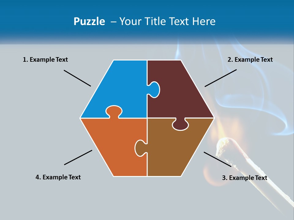 A Blue Smoke Powerpoint Presentation Is Shown PowerPoint Template