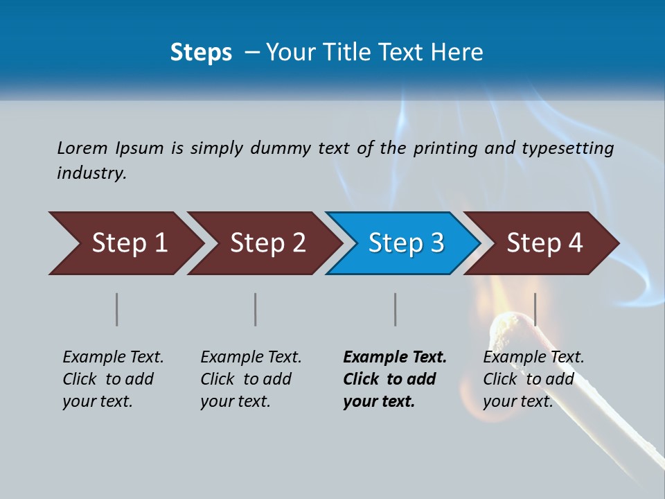 A Blue Smoke Powerpoint Presentation Is Shown PowerPoint Template