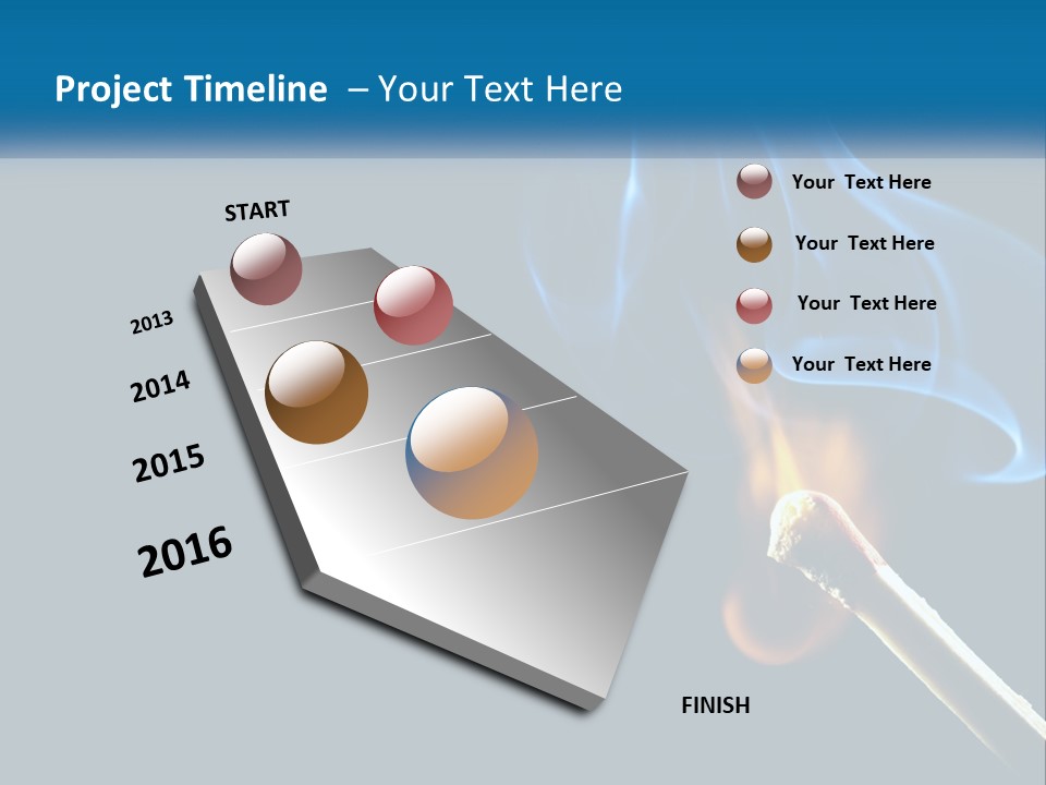 A Blue Smoke Powerpoint Presentation Is Shown PowerPoint Template