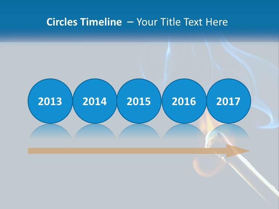 A Blue Smoke Powerpoint Presentation Is Shown PowerPoint Template
