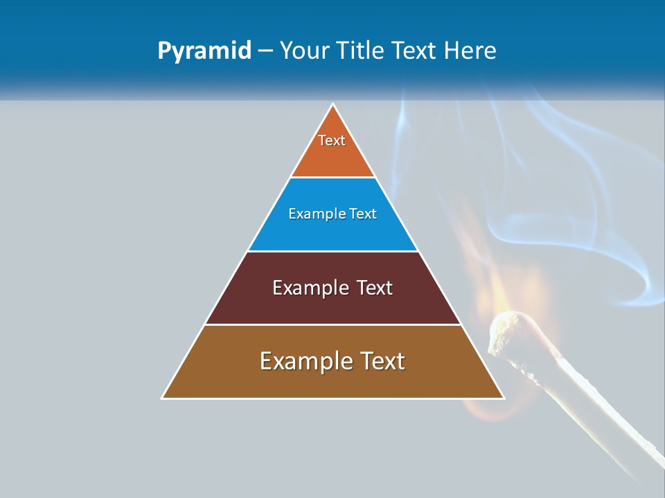 A Blue Smoke Powerpoint Presentation Is Shown PowerPoint Template