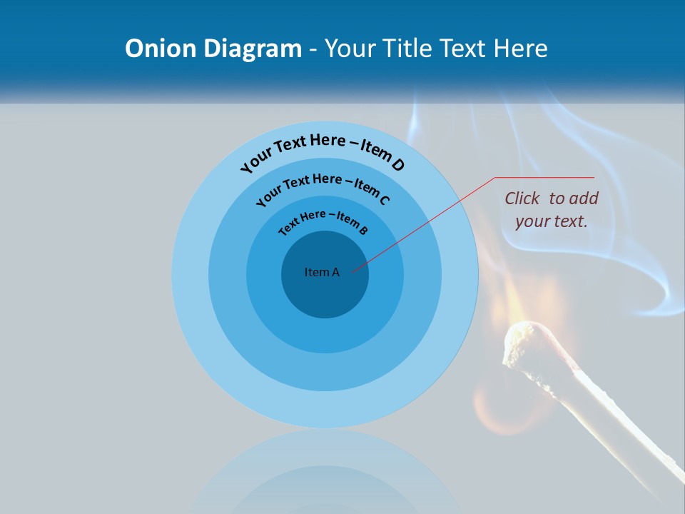 A Blue Smoke Powerpoint Presentation Is Shown PowerPoint Template