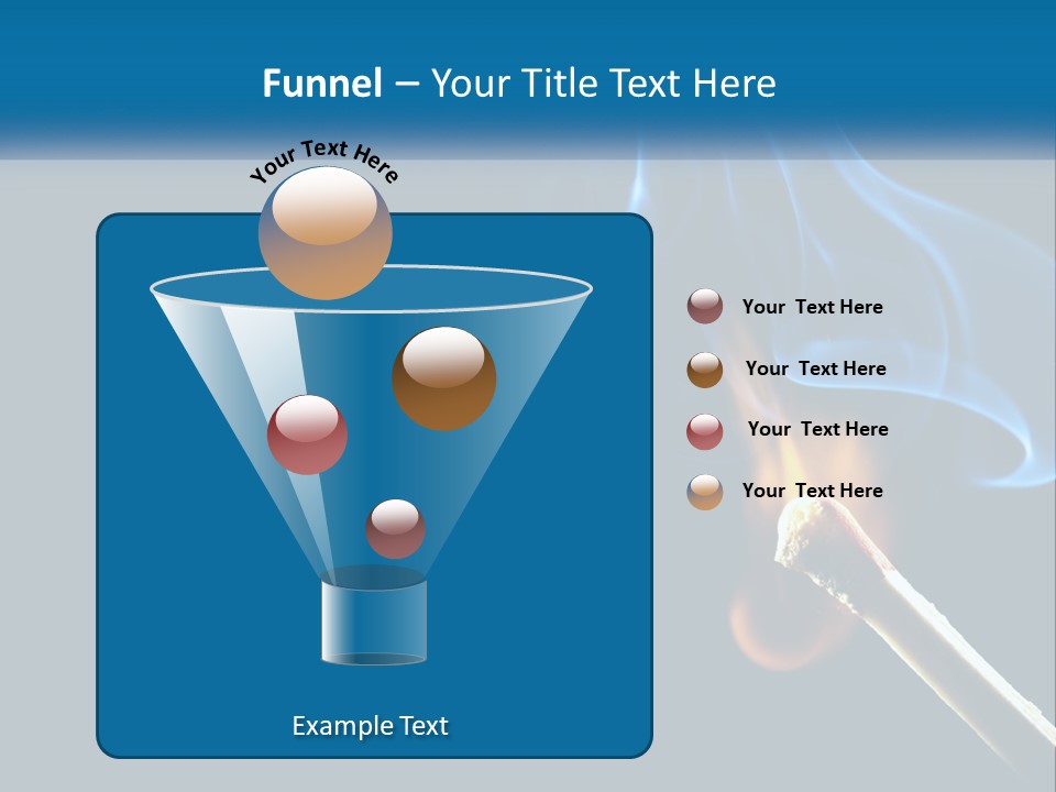 A Blue Smoke Powerpoint Presentation Is Shown PowerPoint Template