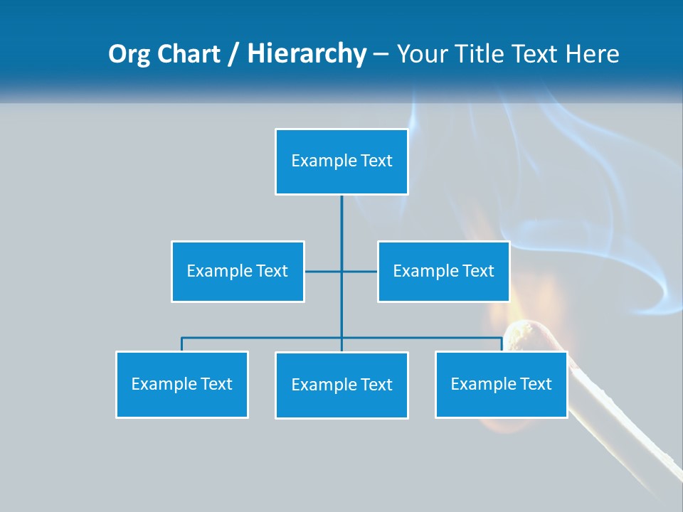A Blue Smoke Powerpoint Presentation Is Shown PowerPoint Template