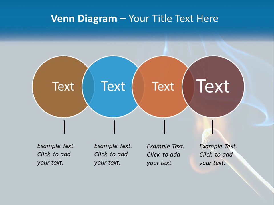 A Blue Smoke Powerpoint Presentation Is Shown PowerPoint Template
