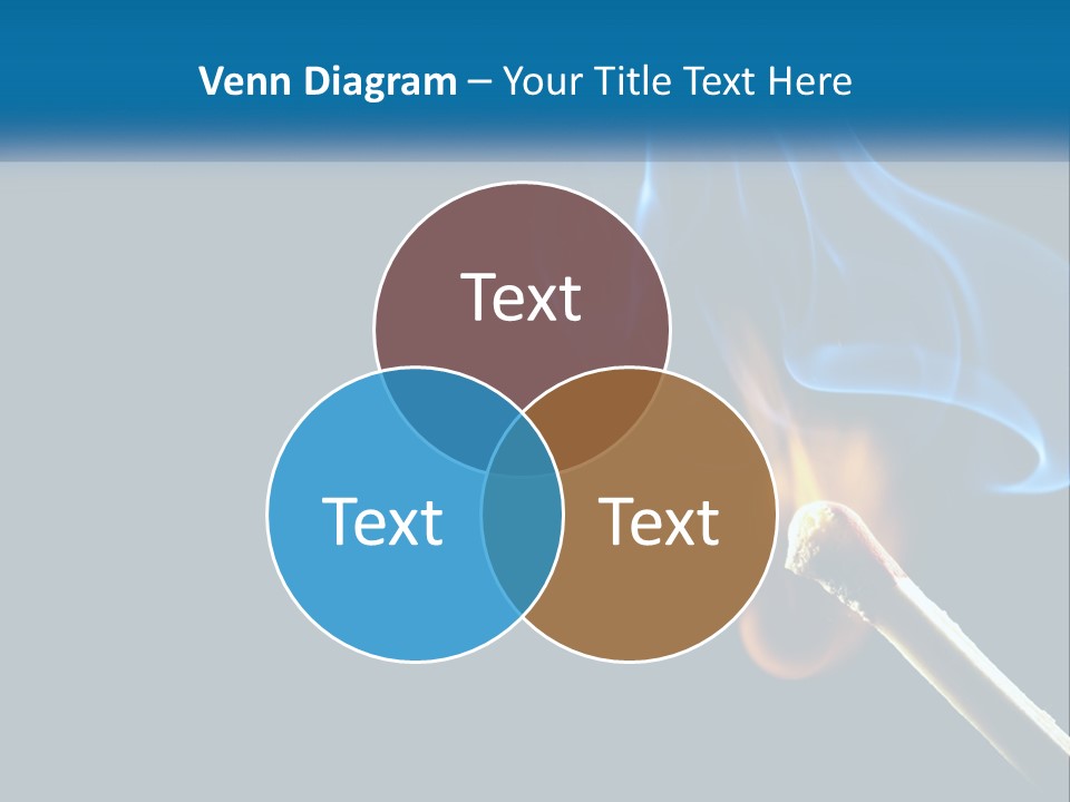 A Blue Smoke Powerpoint Presentation Is Shown PowerPoint Template