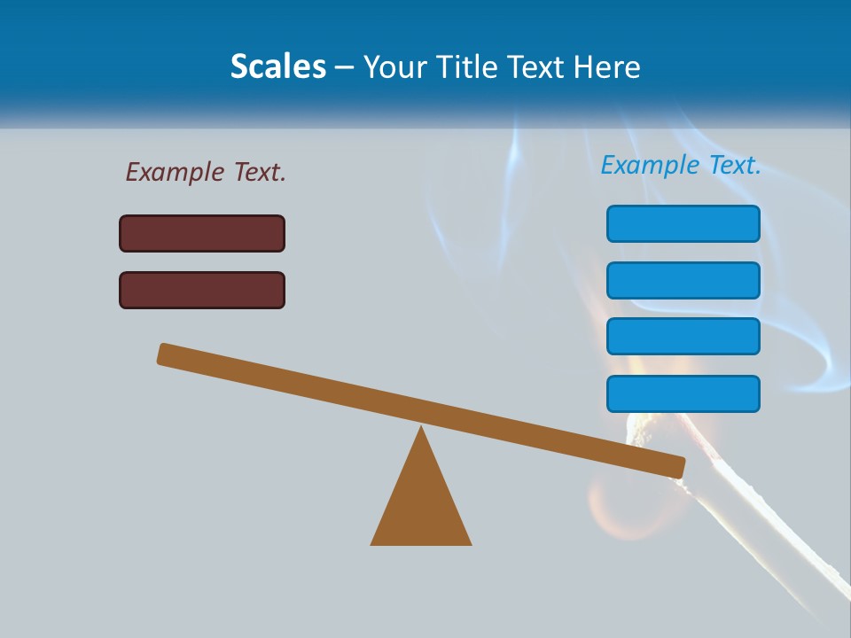 A Blue Smoke Powerpoint Presentation Is Shown PowerPoint Template