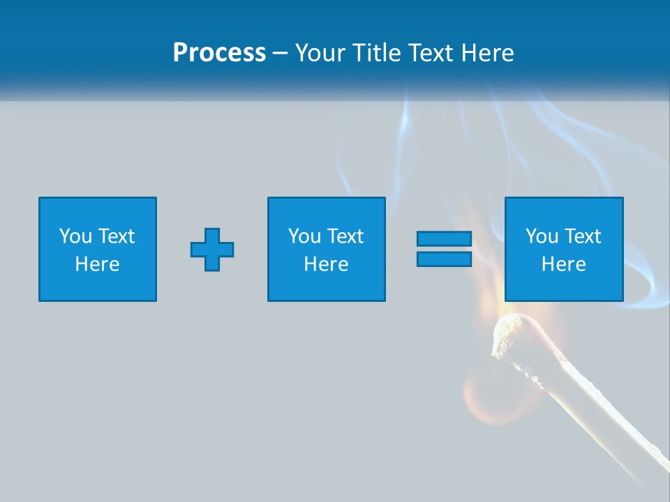 A Blue Smoke Powerpoint Presentation Is Shown PowerPoint Template