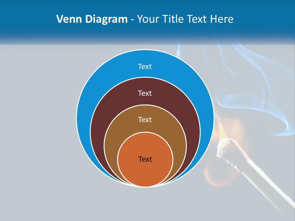 A Blue Smoke Powerpoint Presentation Is Shown PowerPoint Template