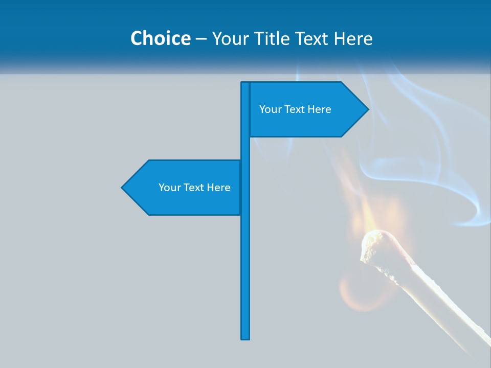 A Blue Smoke Powerpoint Presentation Is Shown PowerPoint Template