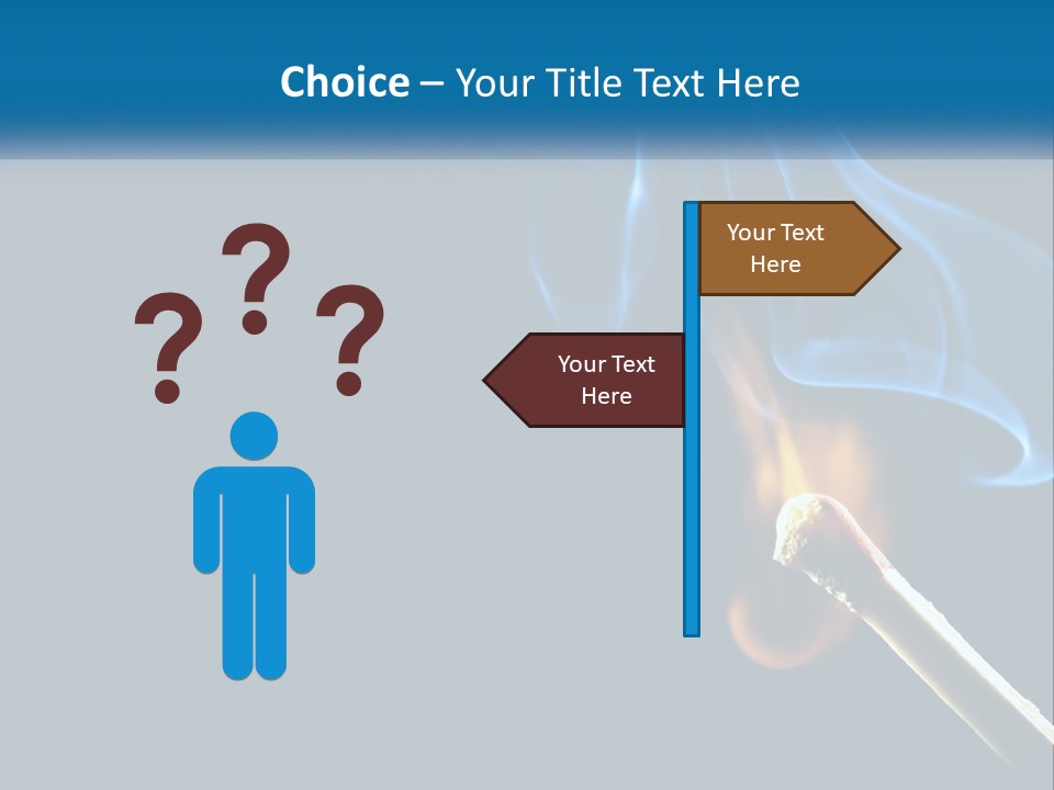 A Blue Smoke Powerpoint Presentation Is Shown PowerPoint Template