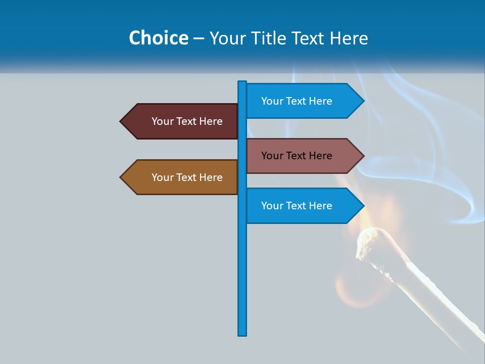A Blue Smoke Powerpoint Presentation Is Shown PowerPoint Template