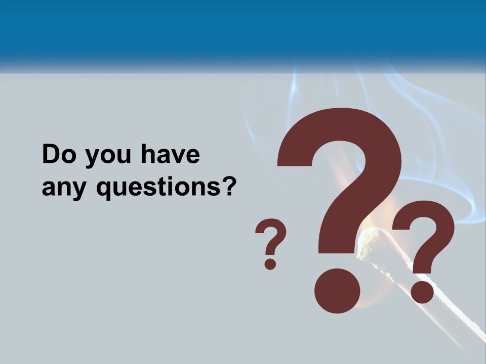 A Blue Smoke Powerpoint Presentation Is Shown PowerPoint Template