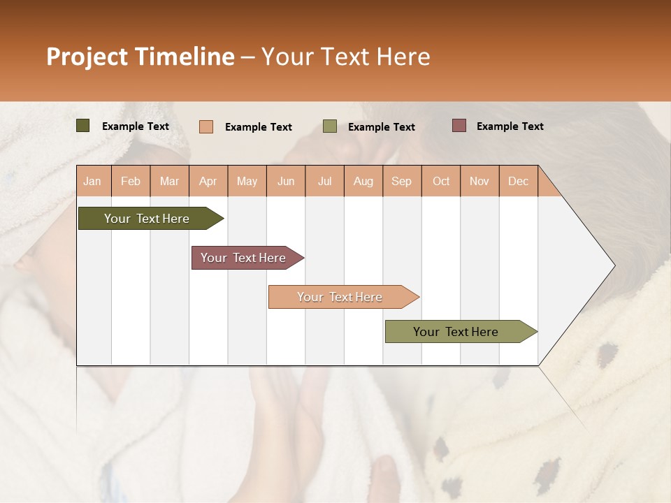 A Woman In A Bathrobe And A Woman With A Towel On Her Head PowerPoint Template