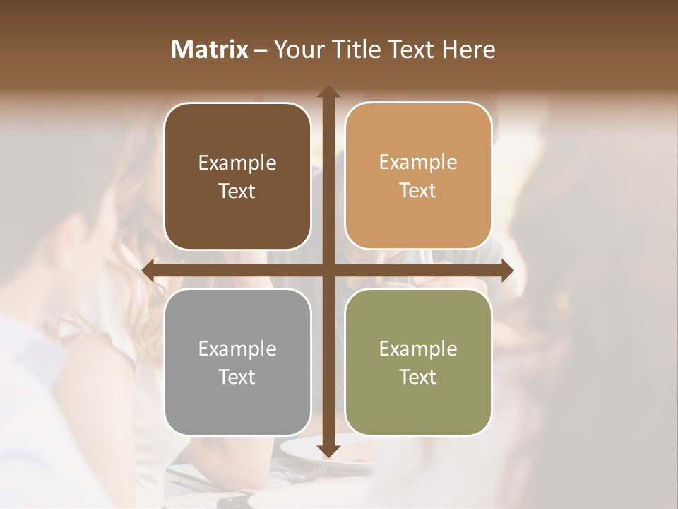 A Group Of People Sitting Around A Table Drinking Wine PowerPoint Template