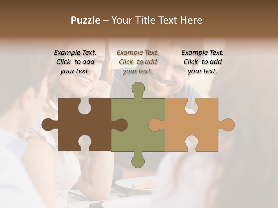 A Group Of People Sitting Around A Table Drinking Wine PowerPoint Template